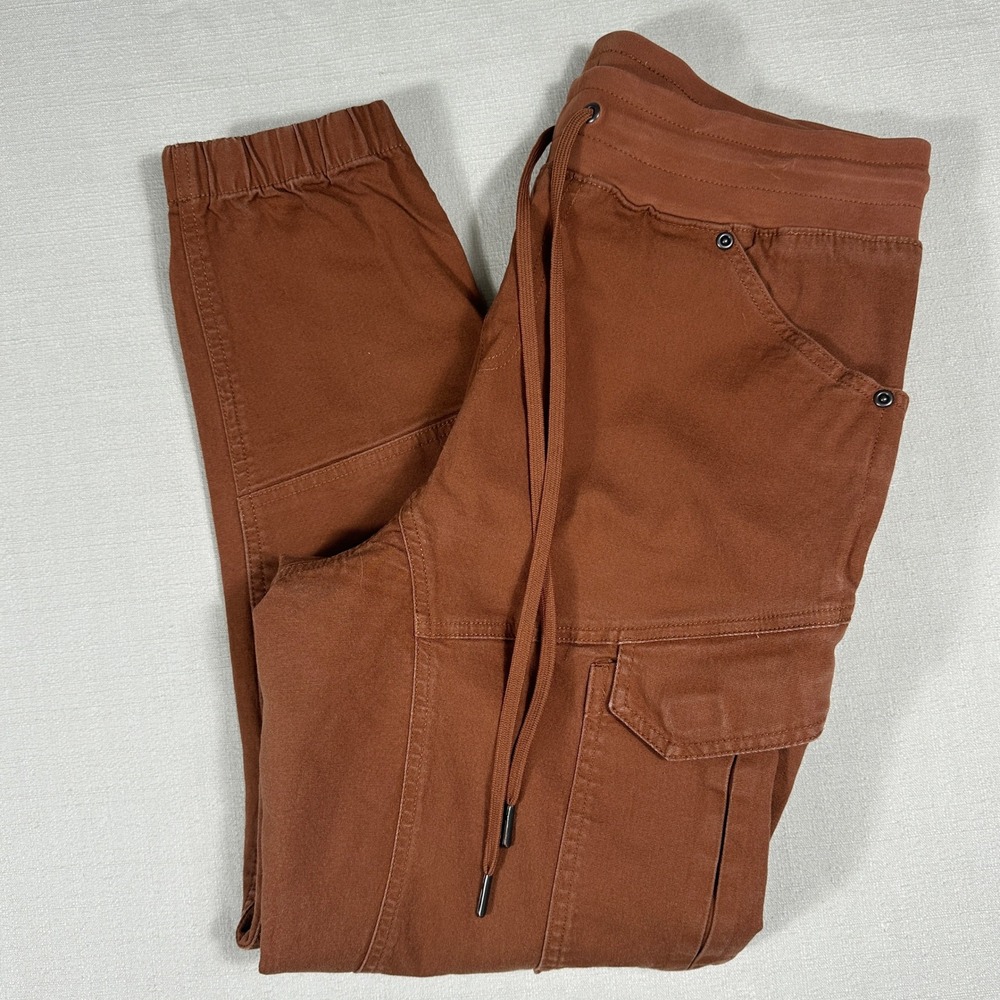 Duluth Trading Co Cargo Jogger Pants Womens 10 Regular Brown Excellent Utility